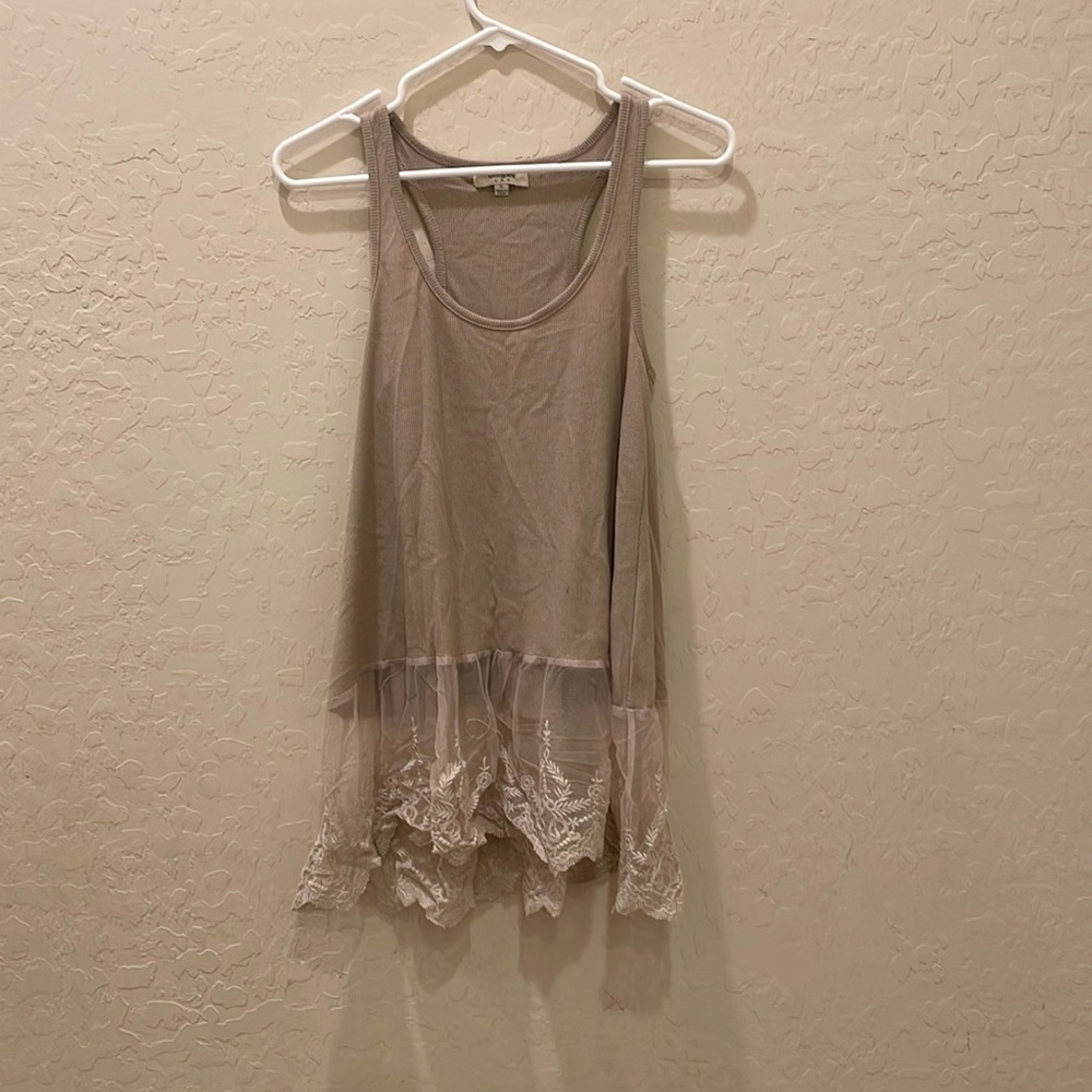 Umgee Dusted Tan Tank Top